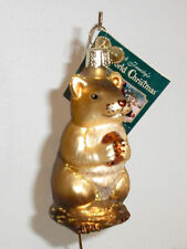 2004 OLD WORLD CHRISTMAS - CHIPMUNK - BLOWN GLASS ORNAMENT NEW W/TAG picture