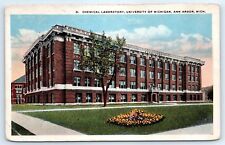 Postcard MI c1920s Ann Arbor Chemical Laboratory University Of Michigan F6 picture