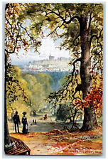 c1910 Windsor Castle from Queen Adelaide's Tree Oilette Tuck Art Postcard picture