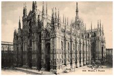 Milan Italy Il Duomo Cathedral Vintage Postcard picture