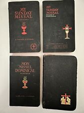 MY SUNDAY MISSAL BY FATHER STEDMAN, 1941 & 1944 ST MARY 1952 & MON MISSEL 1941 picture