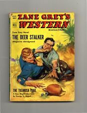 Zane Grey's Western Magazine Pulp Vol. 6 #6 GD 1952 Low Grade picture