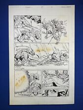 Turok Dinosaur Hunter #47 page 12 Valiant Comics 1996 Rags Morales Original Art picture