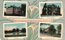 Vintage Postcard 1930's New York Agricultural Experiment Station Geneva NY picture