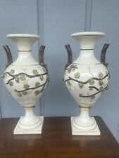 Pair Of Fine Large Porcelain Vases by Chelsea House Vines with Gilt picture