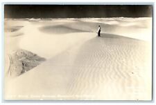 c1950's White Sands National Monument New Mexico NM Vintage RPPC Photo Postcard picture
