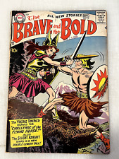 THE BRAVE AND THE BOLD #19 SILVER AGE RARE VINTAGE JOE KUBERT DC COMICS 1958 picture