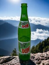Mountain Dew Glass Bottle Circa 1977 Green 16 oz Vintage-VG picture
