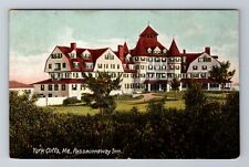 York Cliffs ME-Maine, Passaconaway Inn, Advertising, Vintage c1907 Postcard picture