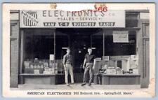 AMERICAN ELECTRONICS STOREFRONT SPRINGFIELD MASSACHUSETTS*MA*HAM RADIO EQUIPMENT picture