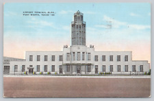 Postcard Airport Terminal Fort Worth Texas picture