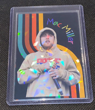 Mac Miller Retro Stripes Custom Holo Refractor Hip Hop Card picture