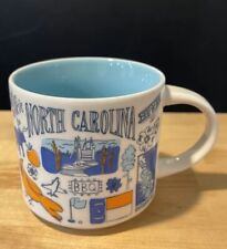 North Carolina Starbucks Coffee Cup Mug 14oz Been There Series 2017 picture