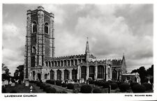 RPPC  Lavenham Church  St. Peter & St. Paul's Church  England  UK   Postcard picture