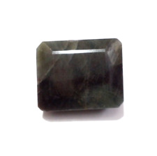 Awesome Black Sapphire Faceted Emerald Shape 301.70 Crt Sapphire Loose Gemstone picture