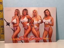 1990's Pinup Cheesecake Risque Postcard: San Diego Hot Bods Women & Weights picture