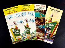 1960s Holiday Inn Southern USA SC VA KY VTG Hotel Travel Flyer Ad Card Lot of 4 picture