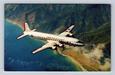American Airlines, DC-7 Flagship, Airplane, Transportation, Vintage Postcard picture