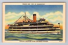 SS City of Washington, Ships, Transportation, Antique Vintage Souvenir Postcard picture