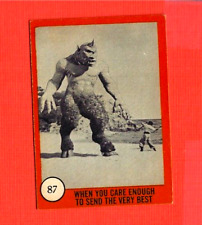 1961 NU-CARD HORROR MONSTER SERIES   #87  WHEN YOU CARE ENOUGH TO SEND THE BEST picture