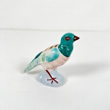 Vintage Porcelain Bird Figurine 1945-1952 Made In Occupied Japan Blue Pheasant picture