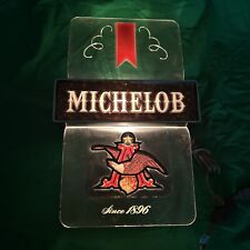 Vtg 1980s Michelob On Draught Beer Bar Plastic Light Up Bar Sign Works Man Cave picture