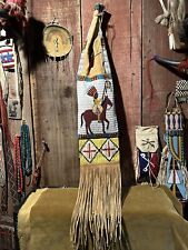 Unique Native American Tobacco  Pipe Bag picture