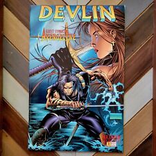 DEVLIN #1 (Maximum Press 1996) Debut Issue feat AVENGELYNE / Sci-Fi  & Horror picture
