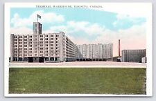1920s~Queens Quay Terminal Warehouse~ Harbourfront~Toronto Canada~VTG Postcard picture