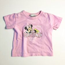 Vintage Walt Disney World Baby Minnie Mouse Shirt First Pink 12 Months picture