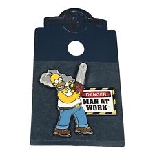 Universal Studios The Simpsons Homer “Danger Man At Work” Pin picture