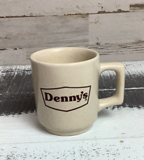 Vintage DENNY'S Restaurant  Coffee Mug Ceramic Speckled USA Made picture