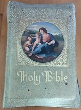 Holy Bible Book The Family Rosary Commemorative Edition Marian Yr. 1953 Catholic picture