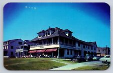 Postcard VA Virginia Beach Greenwood Hotel On Ocean 20th Street c1950s AT2 picture