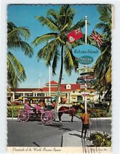Postcard Crossroads of the World Rawson Square Nassau Bahamas picture