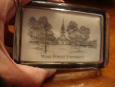 WAKE FOREST UNIVERSITY PAPERWEIGHTS ~ 4”x2.75” ~ VGC ~ picture