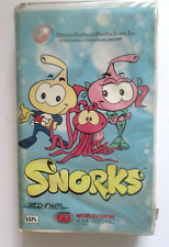 Vintage Snorks VHS Movie Tape  Plastic Clam Shell Case 1980s picture