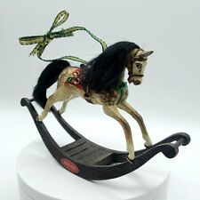 Breyer Christmas Ornament 2001 Victorian Era Rocking Horse Kid's Toy Replica picture