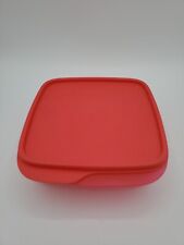 Tupperware Lunch-It Divided Container Meal Prep Translucent Red with Lid 550 ml picture