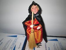 Byers Choice 2010 Halloween  Blonde Witch Girl with Broom  New picture