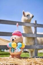 China Starbucks 2024Summer Alpaca Paradise Cute Bear Shaped 16oz Glass Straw Cup picture