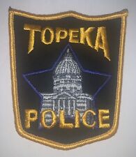 Topeka Kansas KS Police Shoulder Patch law enforcement picture
