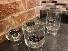 Set Of 6 Vintage Retro MCM Bar Ware Drinking Glasses- The Tomcat & The Pussycat picture