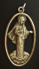 Vintage Mary Medugorje Medal Religious Holy Catholic picture