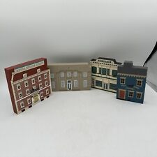 The Cats Meow Village Lot 6- 4 Pcs, Post Office, Tavern, Printing, Carriage picture