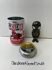 Metallic Gold & Black Suit Spider-Man Funko Soda *CHASE* picture