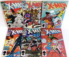 Uncanny X-Men Lot of 6 #190,192,195,203,216,218 Marvel (1985) 1st Print Comics picture