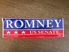 Mitt Romney For US Senate Massachusetts 1994 Campaign Bumper Sticker picture
