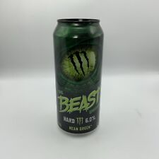 Monster The Beast Unleashed Mean Green Empty Can - Bottom Opened picture