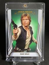 2021 Topps Star Wars Masterwork Green #46 Han Solo /99 SP picture
